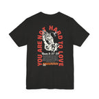 You Are Not Hard to Love T‑Shirt — 'Bible Born' Minimal Faith Tee