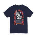 You Are Not Hard to Love T‑Shirt — 'Bible Born' Minimal Faith Tee