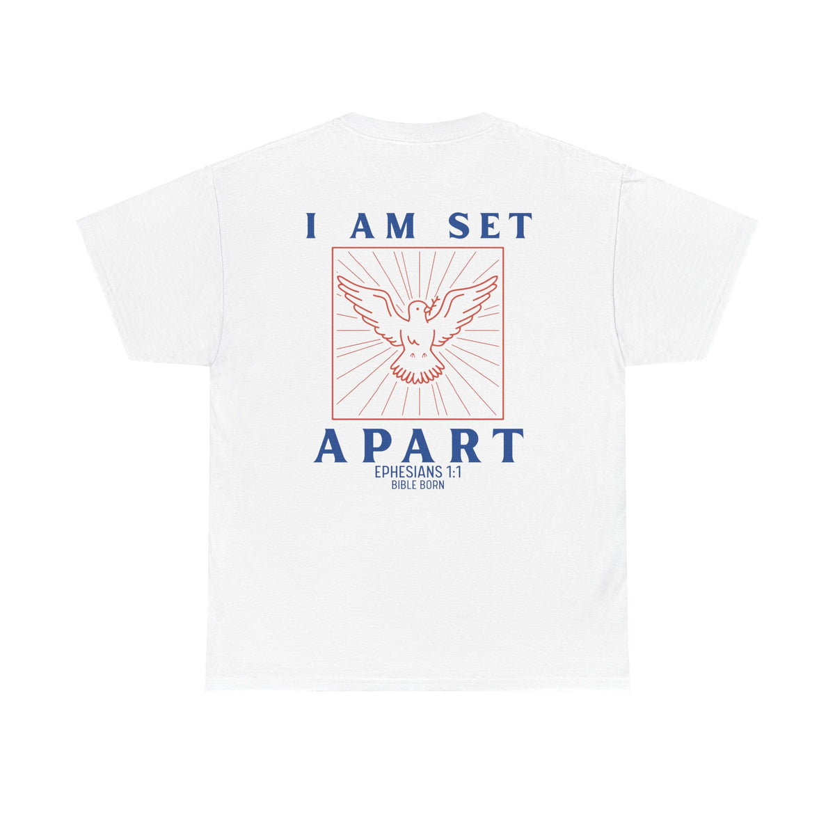 I Am Set Apart dove design T-Shirt | faith graphic tee, scripture apparel