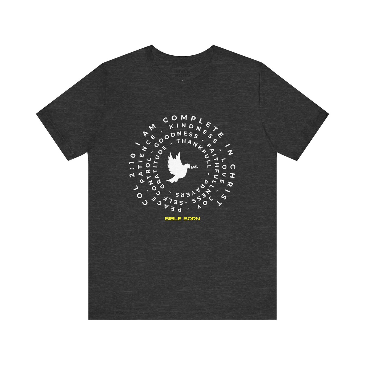 Peace Dove Scripture Circle Tee | Christian Faith T-Shirt