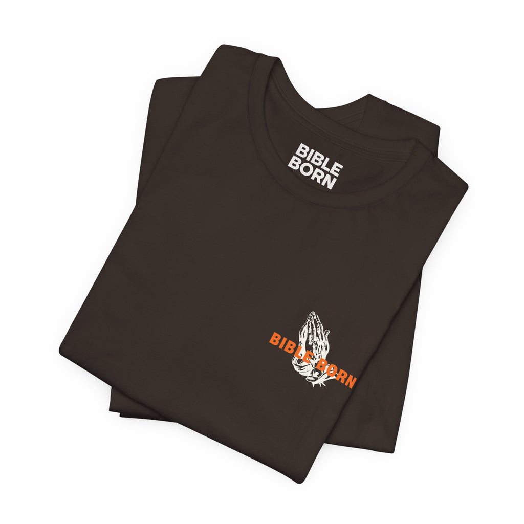 You Are Not Hard to Love T‑Shirt — 'Bible Born' Minimal Faith Tee