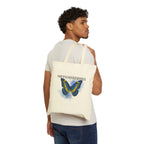 Metamorphosis Butterfly Cotton Tote Bag — 2 Corinthians 5:17