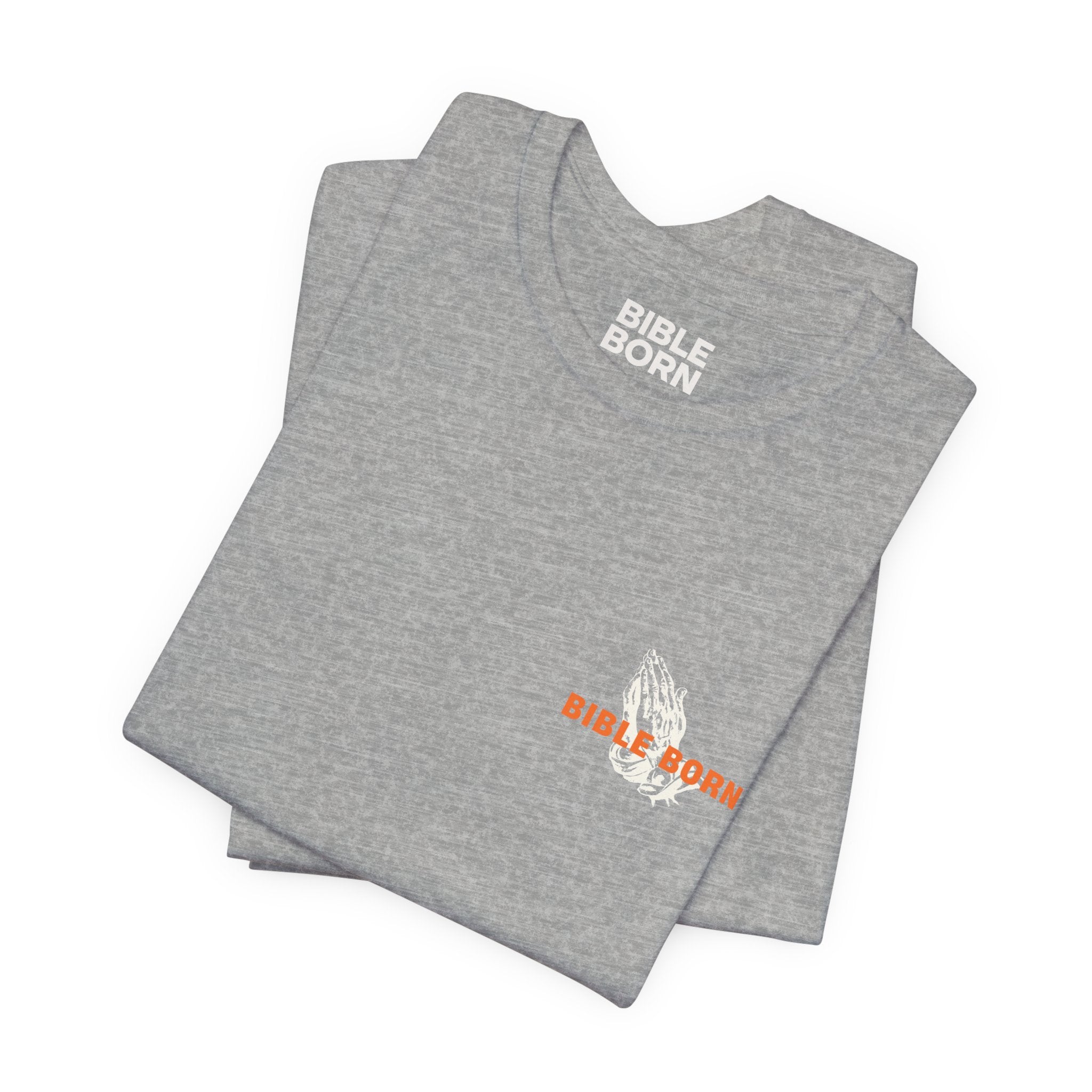 You Are Not Hard to Love T‑Shirt — 'Bible Born' Minimal Faith Tee