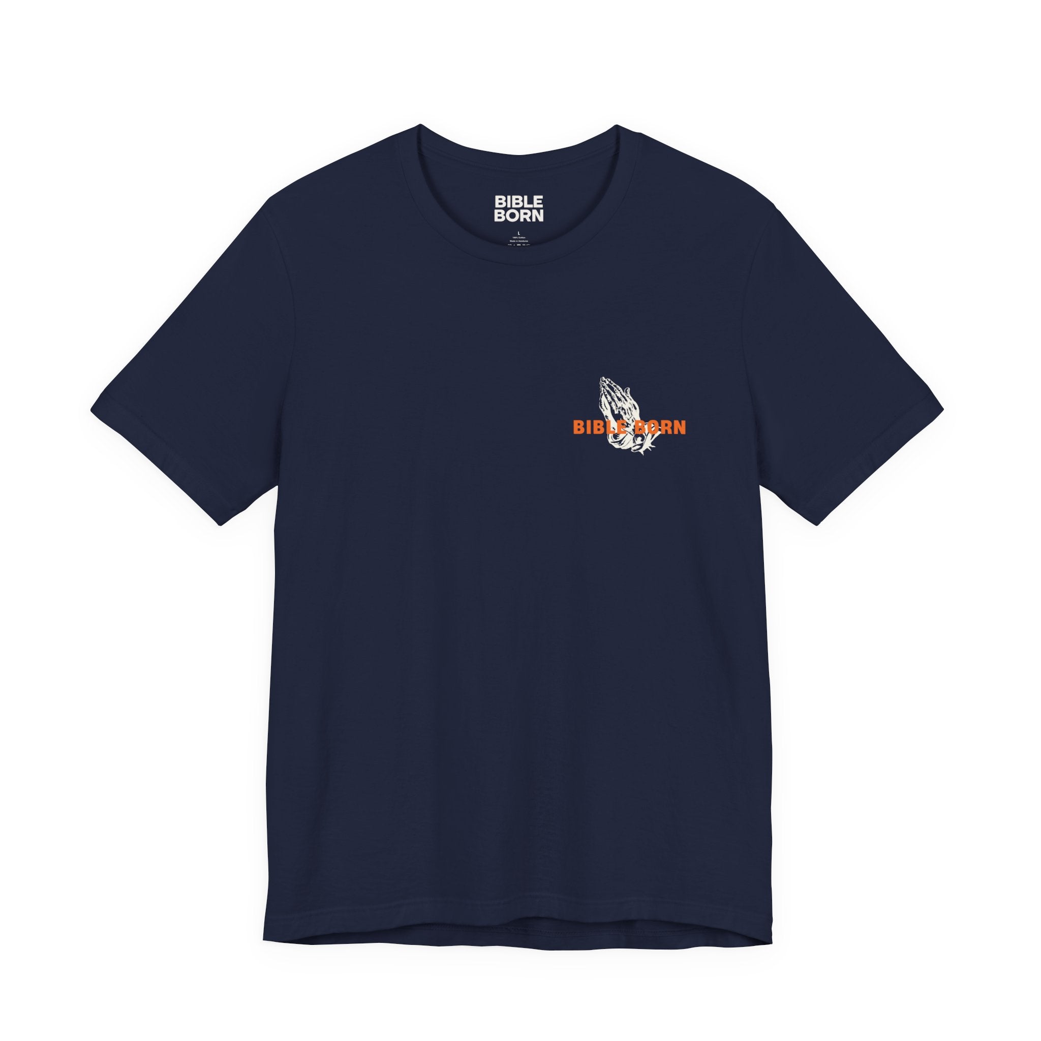 You Are Not Hard to Love T‑Shirt — 'Bible Born' Minimal Faith Tee