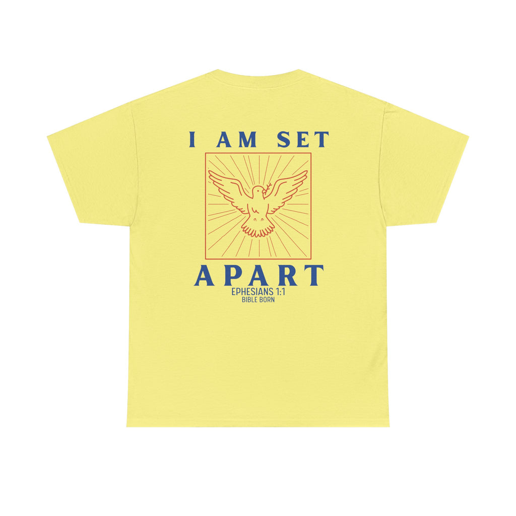 I Am Set Apart dove design T-Shirt | faith graphic tee, scripture apparel