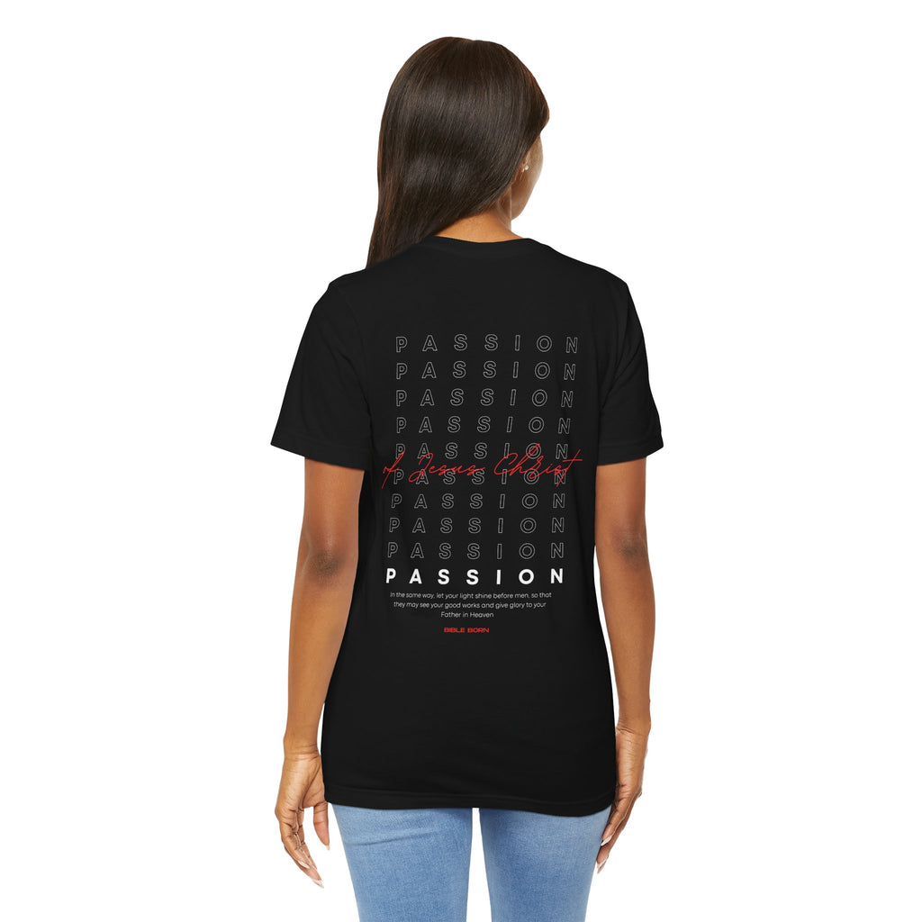 Jesus Christ Script Tee — Minimal Christian Faith T-Shirt