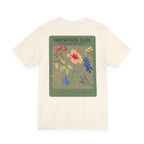 Floral Genesis 1:31 Tee — Botanical Scripture Short Sleeve Shirt
