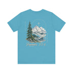 Bible Born Mountain Cross Tee | Proverbs 3:5-6 scripture shirt