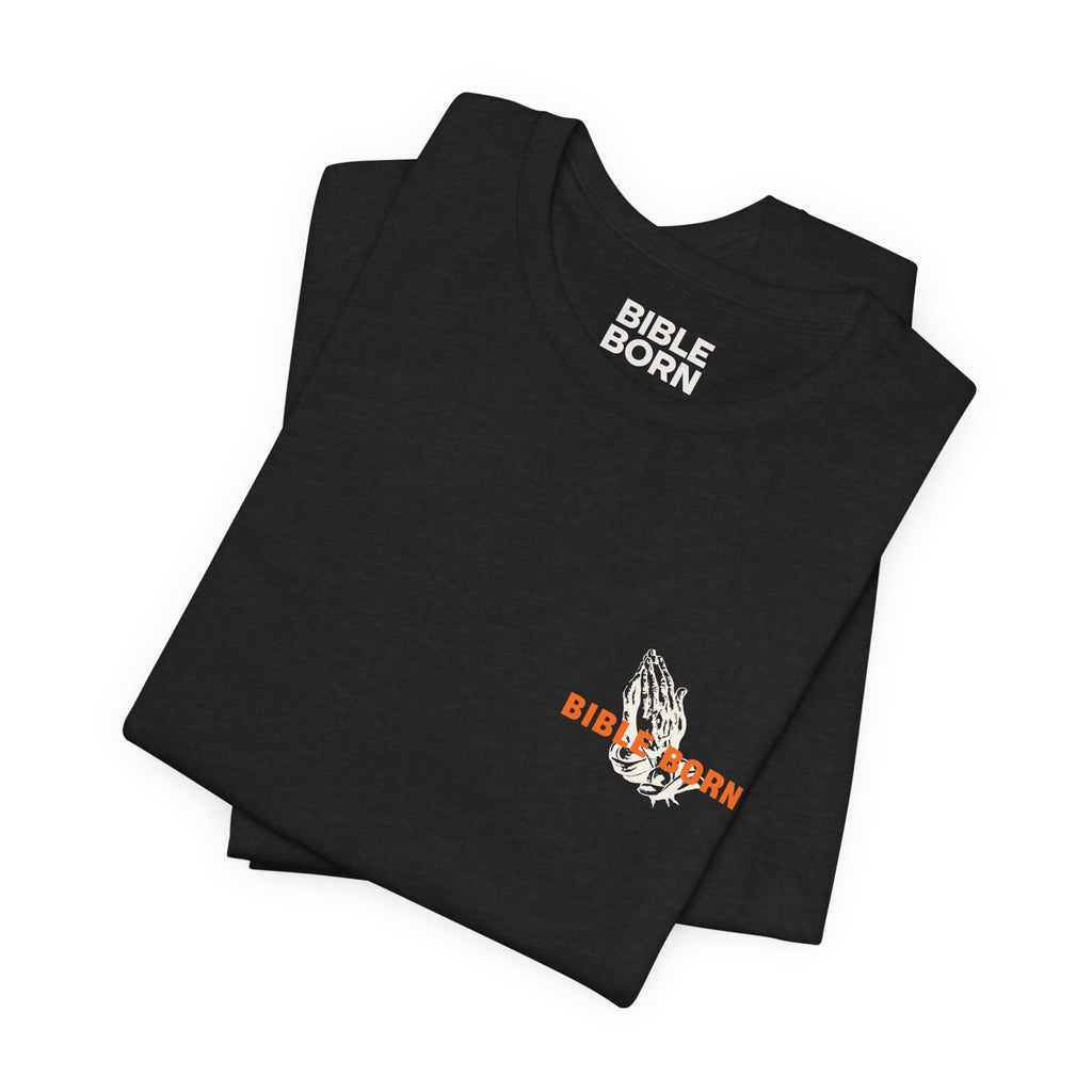 You Are Not Hard to Love T‑Shirt — 'Bible Born' Minimal Faith Tee