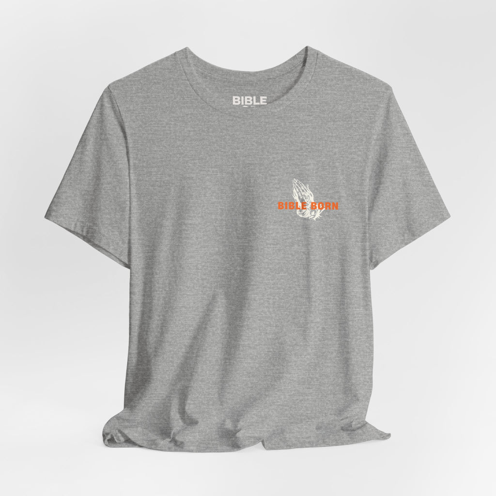 You Are Not Hard to Love T‑Shirt — 'Bible Born' Minimal Faith Tee