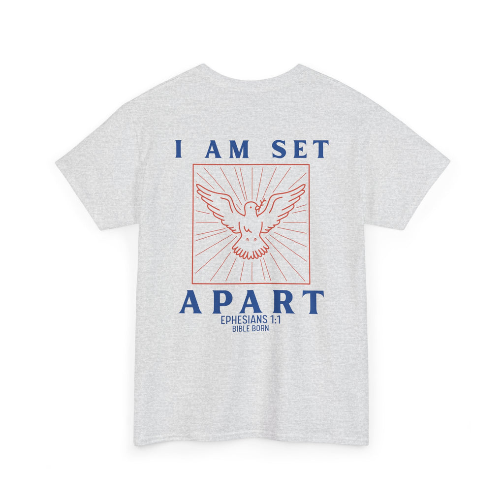 I Am Set Apart dove design T-Shirt | faith graphic tee, scripture apparel