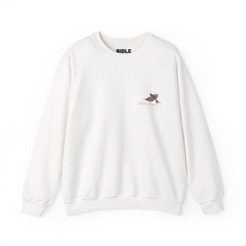 Birds of Creation Crewneck Sweatshirt — "Genesis 1:30" Vintage Bird Illustration