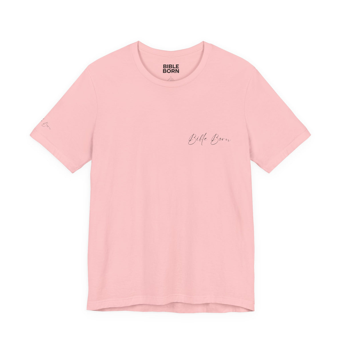 Sword & Banner Graphic Tee — Minimalist Floral Sword Back Print