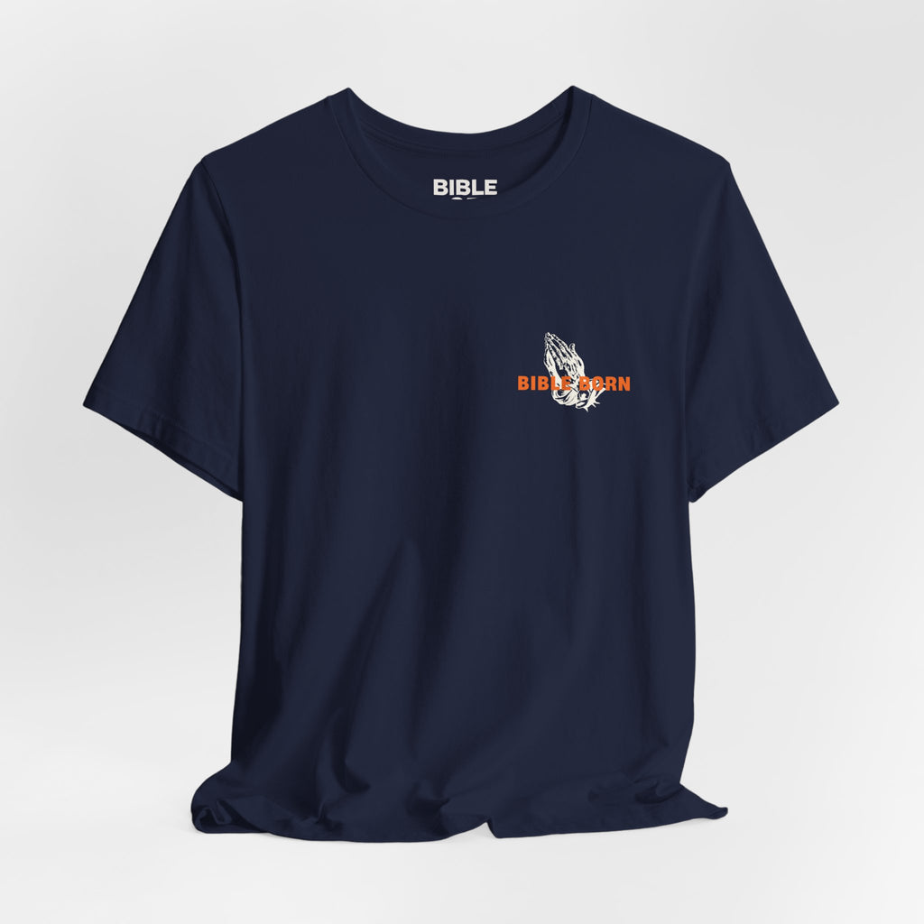 You Are Not Hard to Love T‑Shirt — 'Bible Born' Minimal Faith Tee
