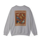 Birds of Creation Crewneck Sweatshirt — "Genesis 1:30" Vintage Bird Illustration
