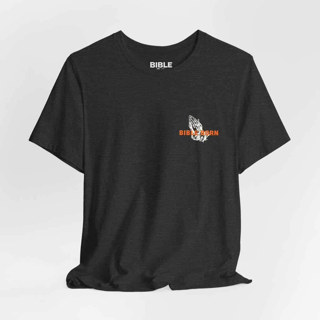 You Are Not Hard to Love T‑Shirt — 'Bible Born' Minimal Faith Tee