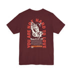 You Are Not Hard to Love T‑Shirt — 'Bible Born' Minimal Faith Tee