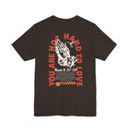 You Are Not Hard to Love T‑Shirt — 'Bible Born' Minimal Faith Tee