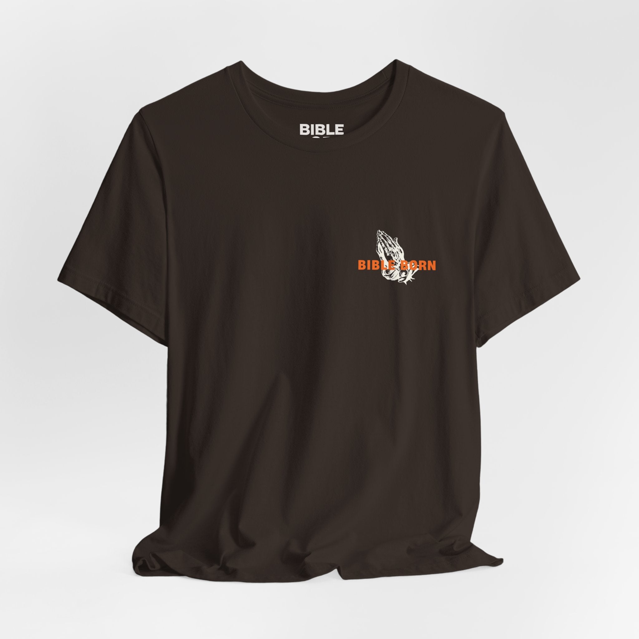 You Are Not Hard to Love T‑Shirt — 'Bible Born' Minimal Faith Tee
