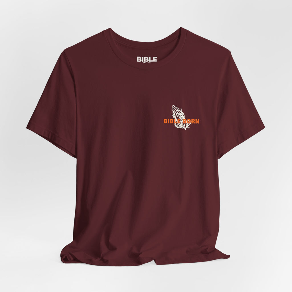 You Are Not Hard to Love T‑Shirt — 'Bible Born' Minimal Faith Tee