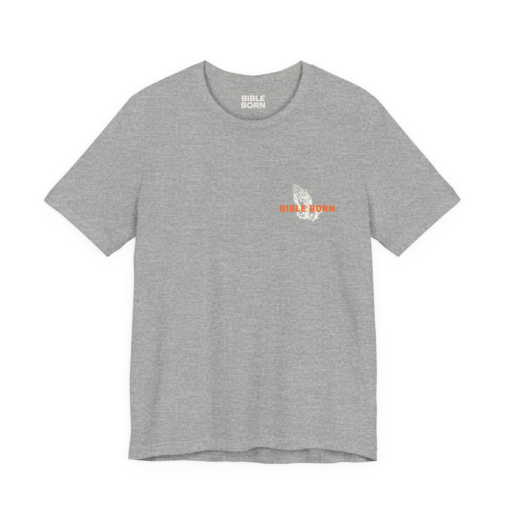 You Are Not Hard to Love T‑Shirt — 'Bible Born' Minimal Faith Tee